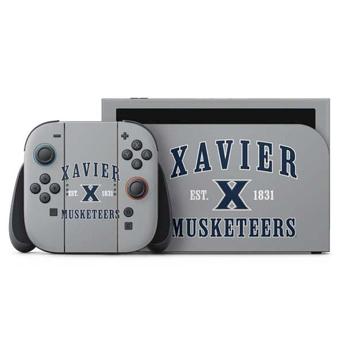 Xavier University Musketeers Est 1831 Nintendo Switch 2 (2025) with Joy-Con Skin